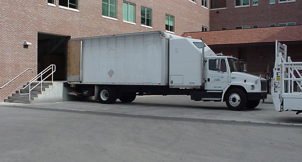 concrete loading dock